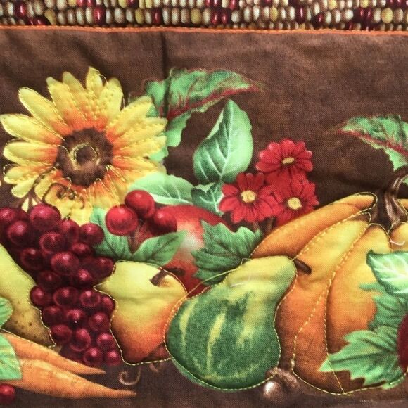 NWT Hand Crafted Quilted Fall Wall Hanging/Runner - Picture 4 of 11